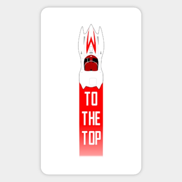 Speed Racer To The Top Magnet by Vatar